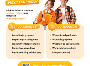 „Przyjazna Szkoła. Dobrostan społeczności szkolnej”
