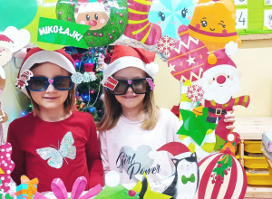 Pierwsze Mikołajki w klasie 1b