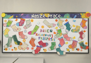 Kolorowe skarpetki nasze prace
