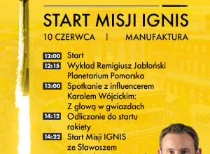Łódź patrzy w niebo – Astropiknik – wspólne oglądanie startu rakiety ze Sławoszem Uznańskim w Manufakturze!
