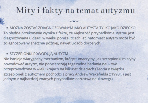 Kwiecień - miesiącem akceptacji AUTYZMU.