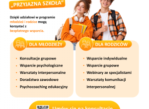 „Przyjazna Szkoła. Dobrostan społeczności szkolnej”